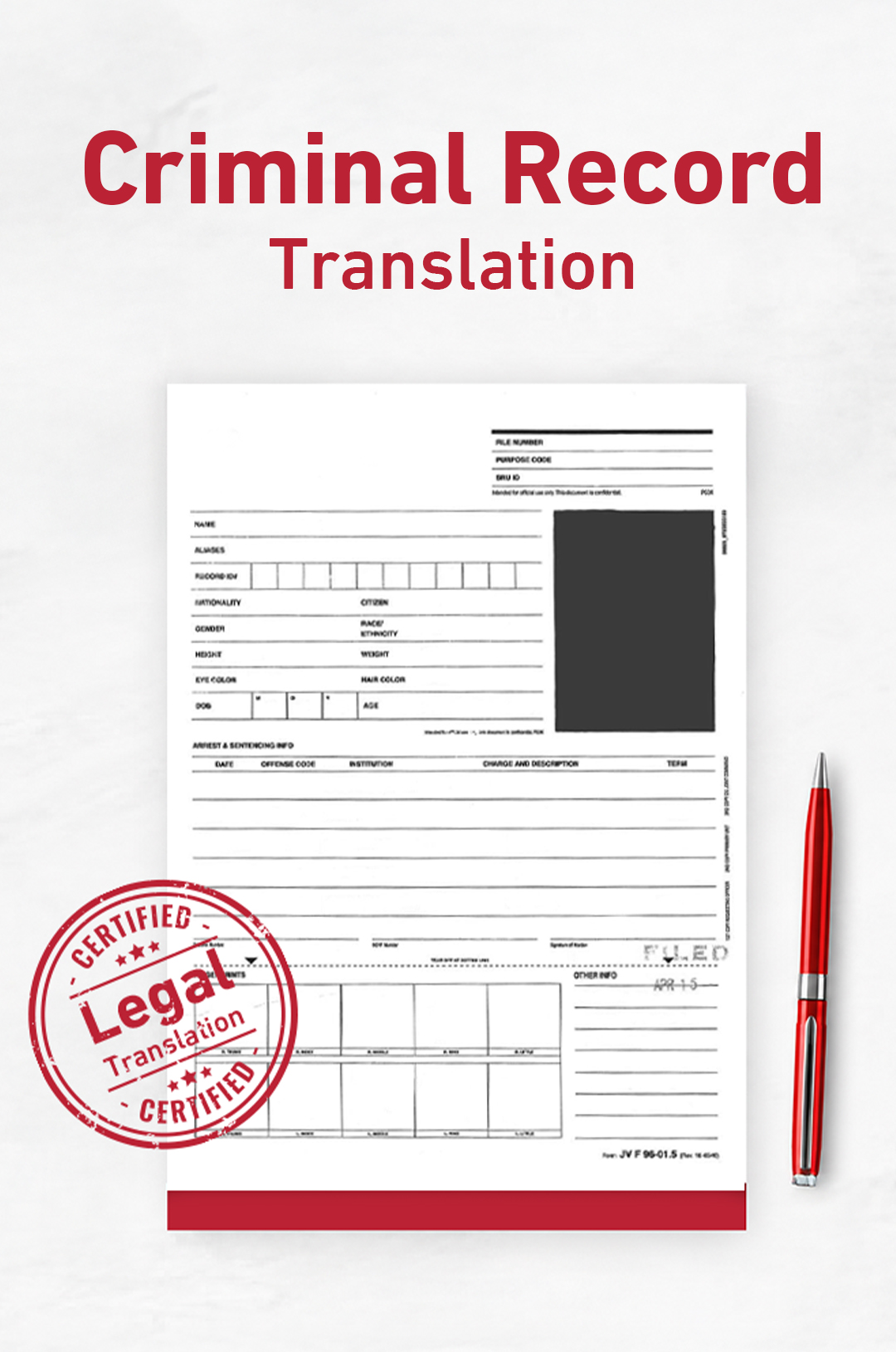 Criminal Record translation