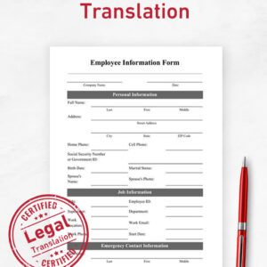 HR Manual translation