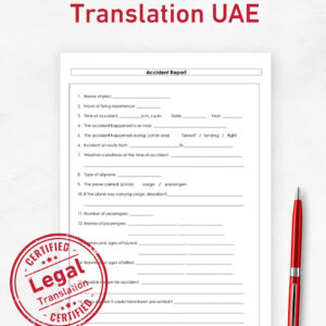 Accident Report Translation